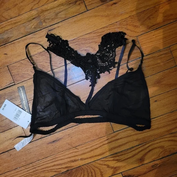 Dark‎ Romantic Goth Victorian Hanky Panky Roxie Bralette sz large NWT Witchycore - Picture 3 of 9